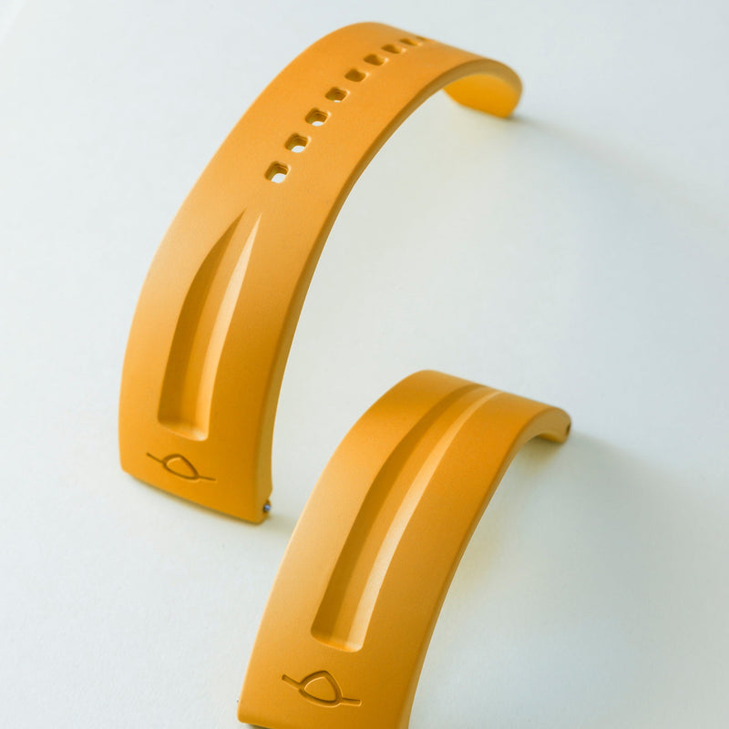 MING FKM Rubber Strap Short 20mm - Various Colors (In-stock - Ships Now)