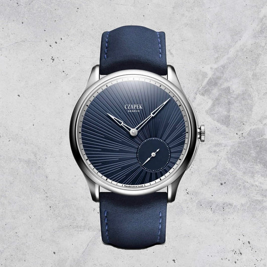 Czapek Promenade Guilloché ‘Soleil’ Bleu Nuit 38mm (Pre-order)