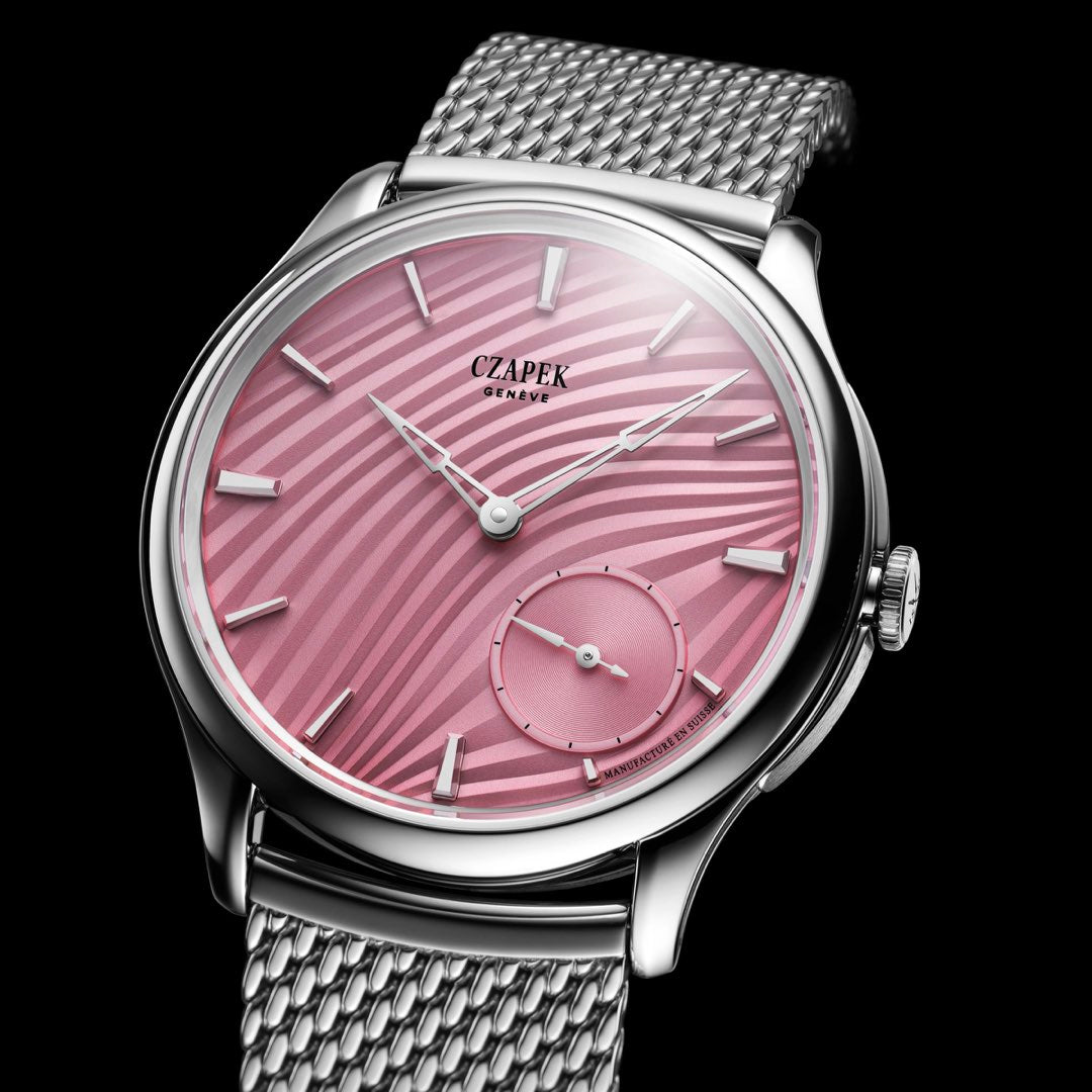 Czapek Promenade Plissé Rose 38mm (Limited Availability)