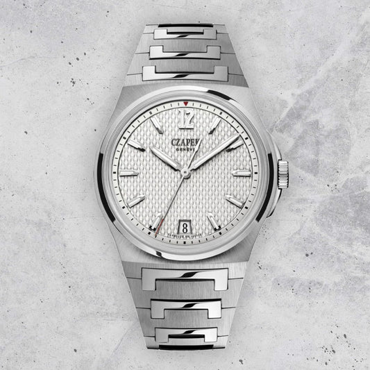 Czapek Antarctique Passage de Drake Ice White 40.5mm (Pre-order)
