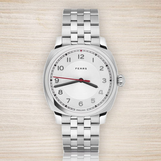 Fears Brunswick 40 Opaline White Dial (In Stock - Ships Now)