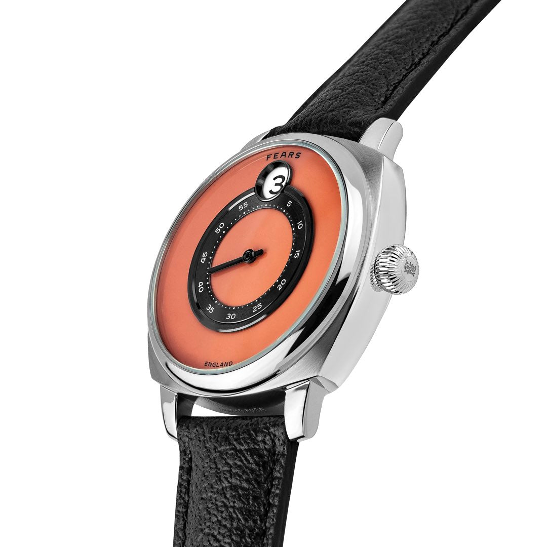 Fears Brunswick 40.5 Jump Hour Coral Lacquer (Sold Out - Final Production Run)