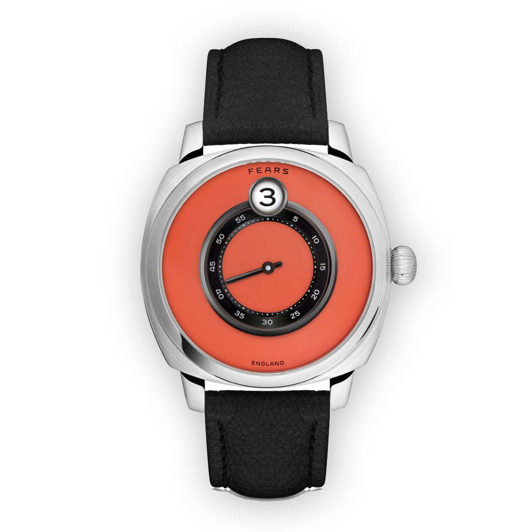 Fears Brunswick 40.5 Jump Hour Coral Lacquer (Sold Out - Final Production Run)