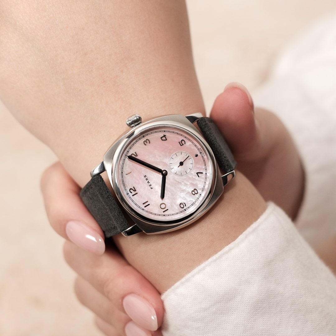 Fears Brunswick 38 Orchid - Mother of Pearl Dial (Sold Out - Notify Me)