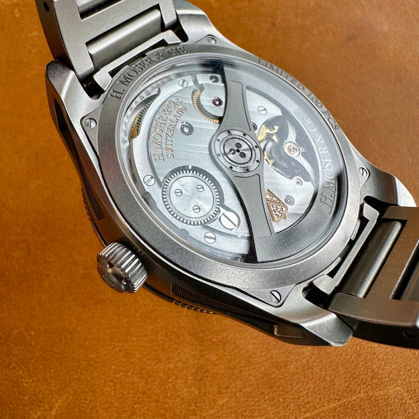 H. Moser Pioneer Centre Seconds Funky Blue Limited Edition for Govberg 3200-0500 (Pre-owned)