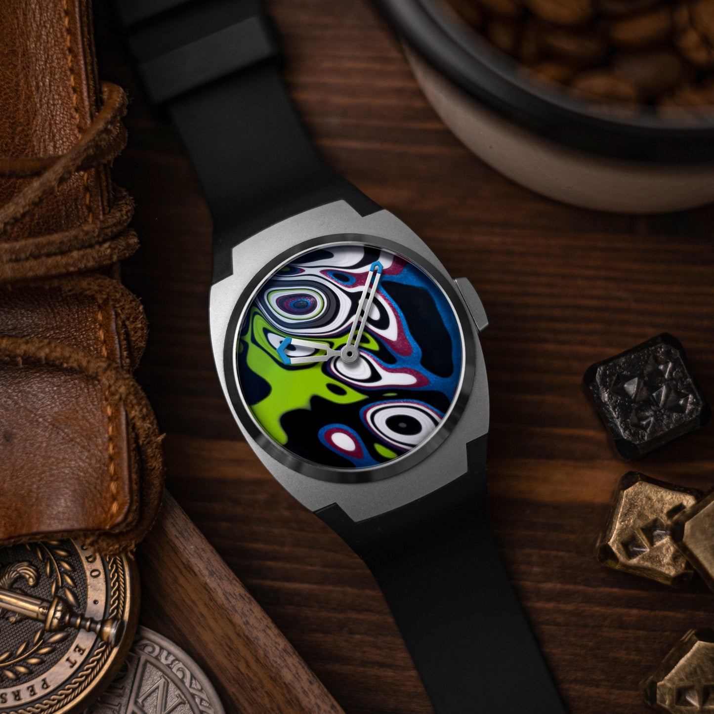 Arcanaut Arc II Fordite - "Lime Leviathan" (In Stock - Ships Now)