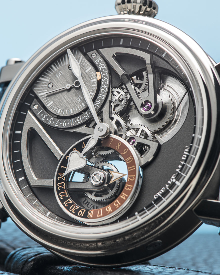 Speake-Marin Openworked Dual Time Titanium 42mm (Pre-Order)