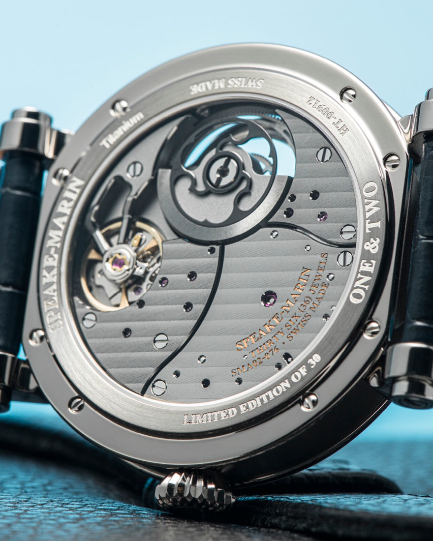 Speake-Marin Openworked Dual Time Titanium 38mm (Special Order)