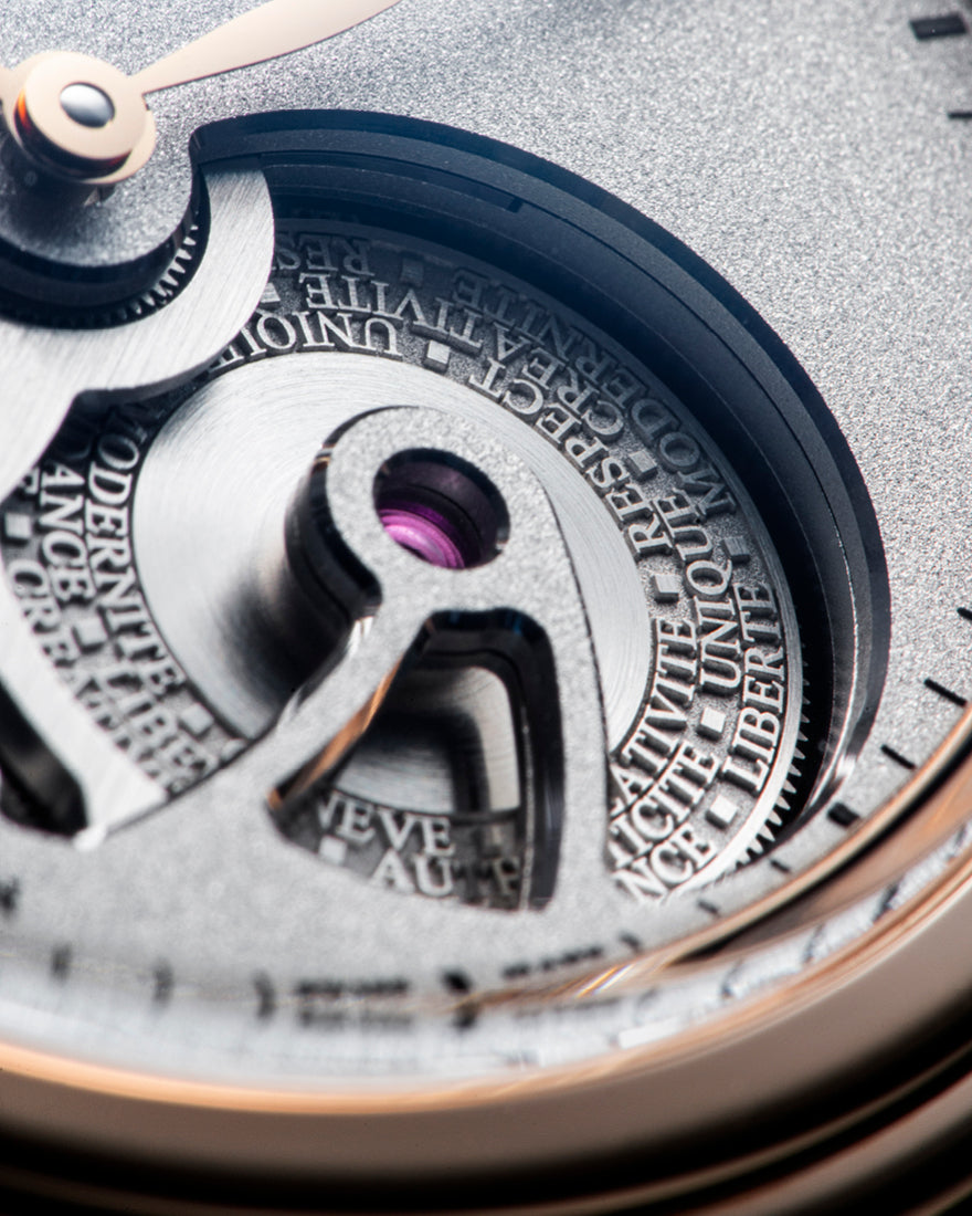 Speake-Marin Openworked Sandblasted Red Gold 42mm (Special Order)