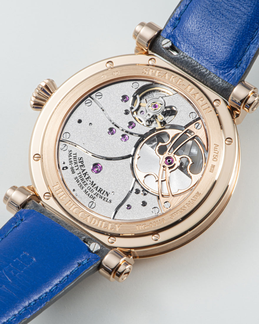 Speake-Marin Openworked Sandblasted Red Gold 38mm (Special Order)