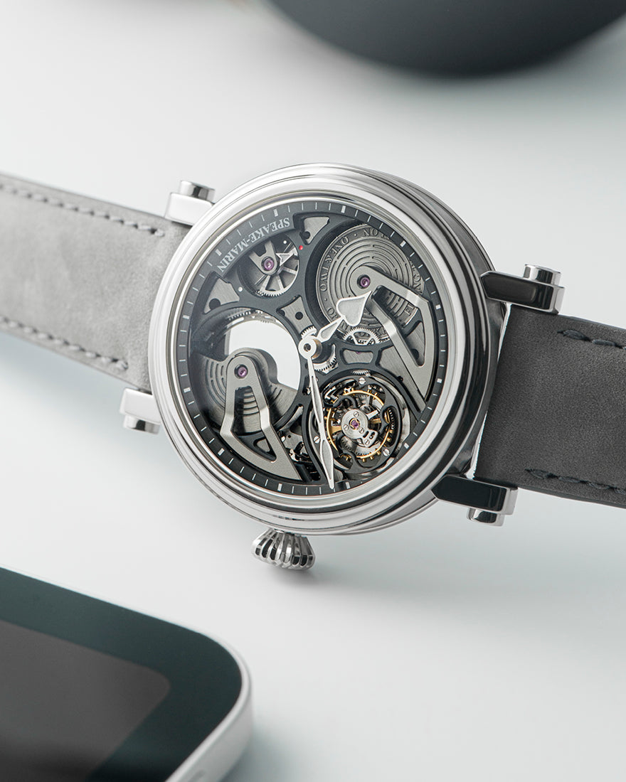 Speake-Marin Openworked Tourbillon Titanium 42mm (In-stock - Ships Now)