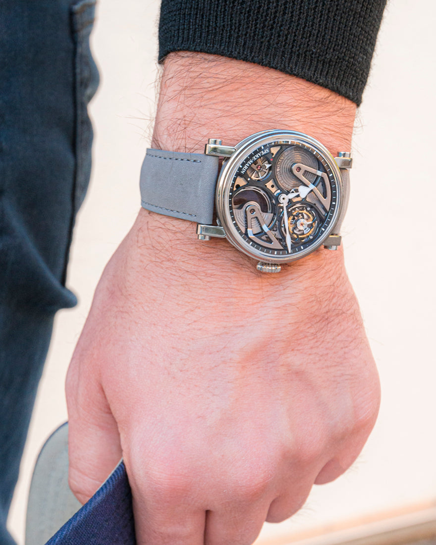 Speake-Marin Openworked Tourbillon Titanium 42mm (In-stock - Ships Now)