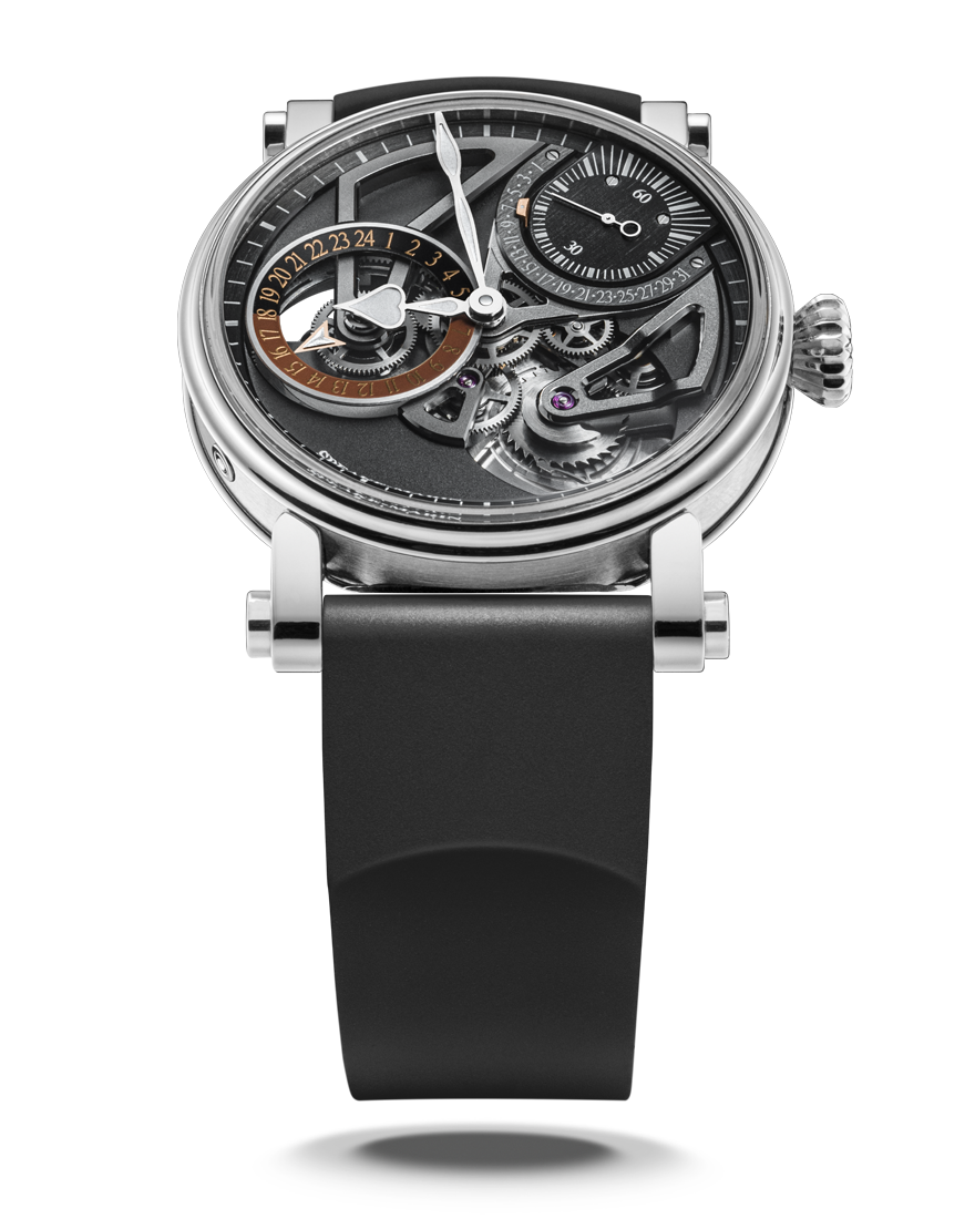 Speake-Marin Openworked Dual Time Titanium 38mm (Pre-Order)