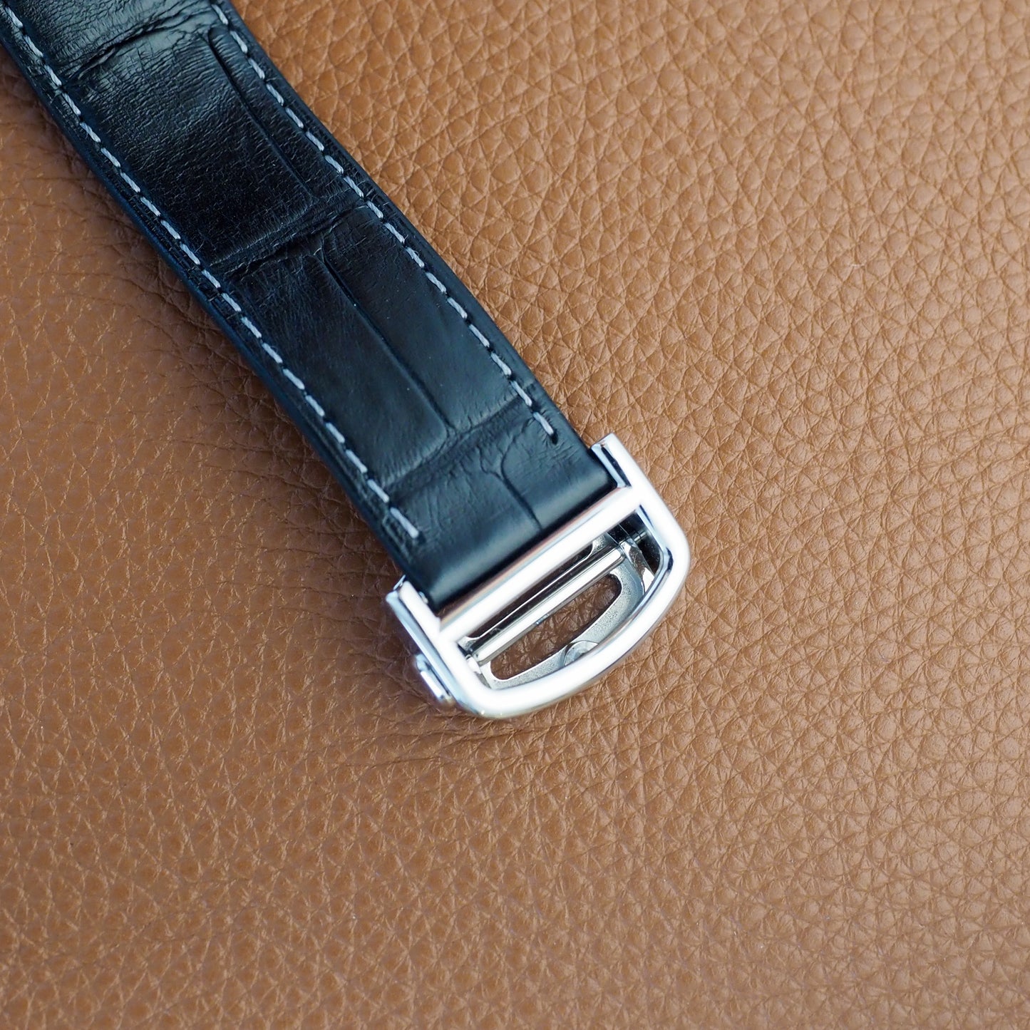 Cartier Santos de Cartier Large Black ADLC Steel WSSA0039 (Pre-owned)