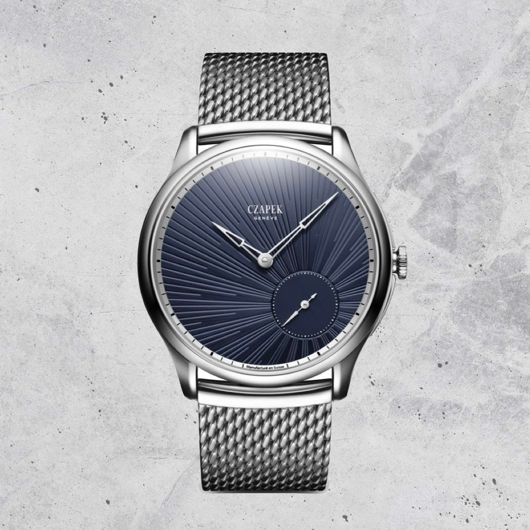 Czapek Promenade Guilloché ‘Soleil’ Bleu Nuit 38mm (Pre-order)