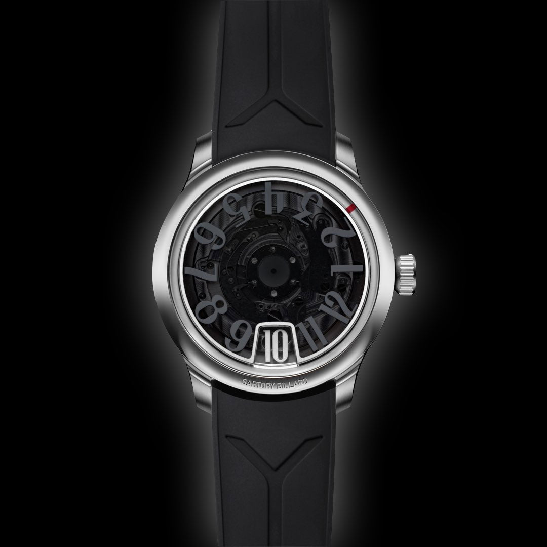 Lester 夢墨 Boron 800L Anniversary Sartory-Billard SB10 Jump Hour – Sapphire Black (Pre-order