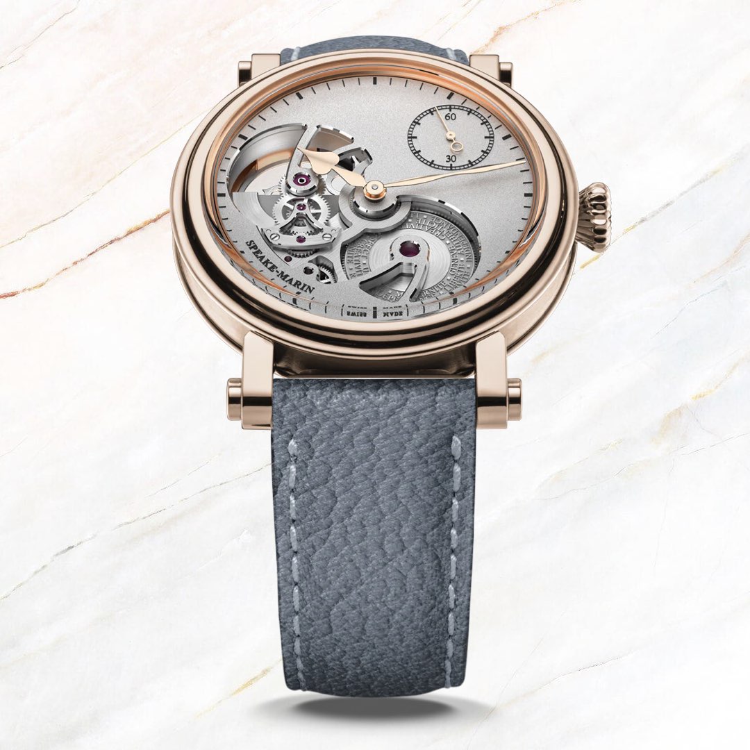 Speake-Marin Openworked Sandblasted Red Gold 38mm (Special Order)