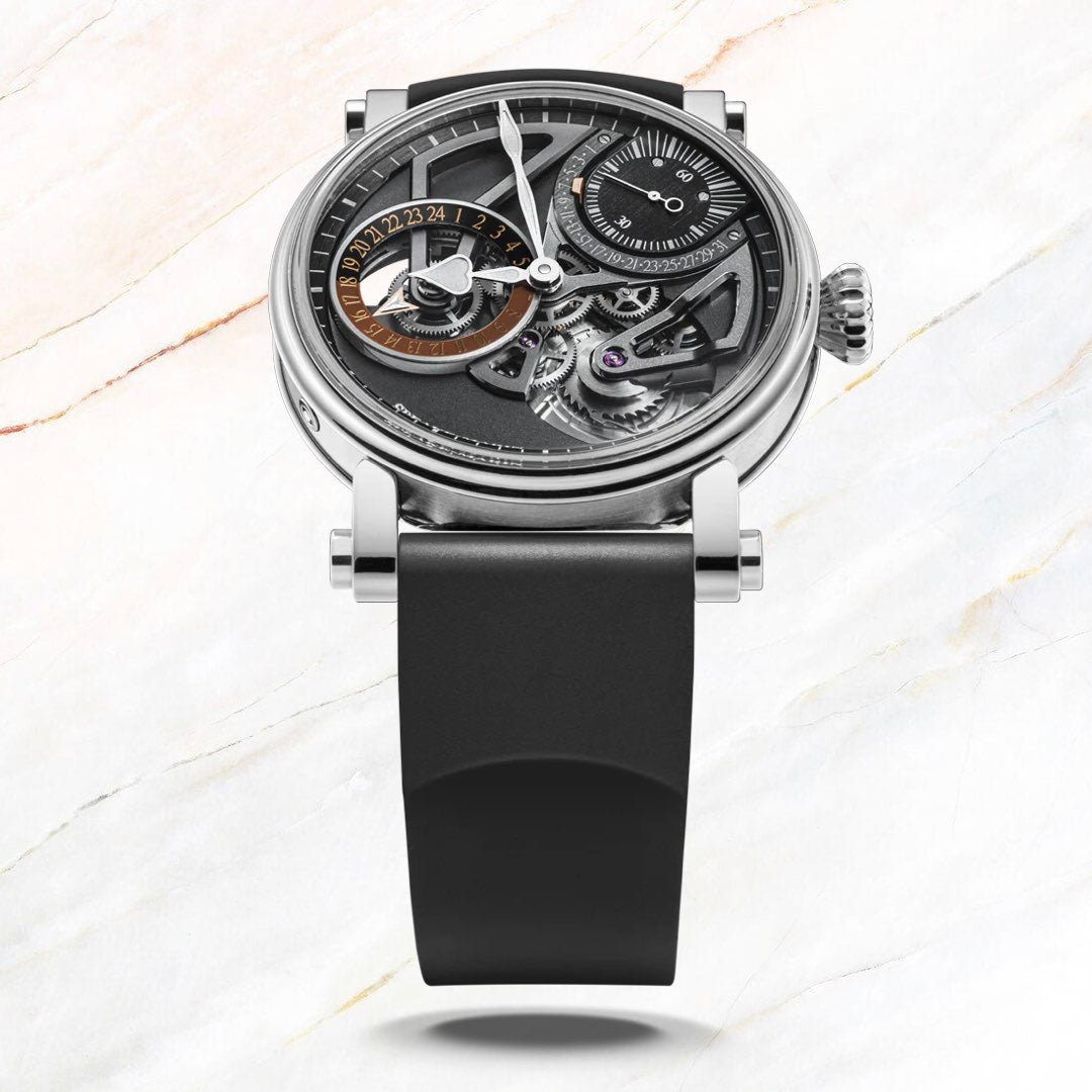 Speake-Marin Openworked Dual Time Titanium 38mm (Special Order)