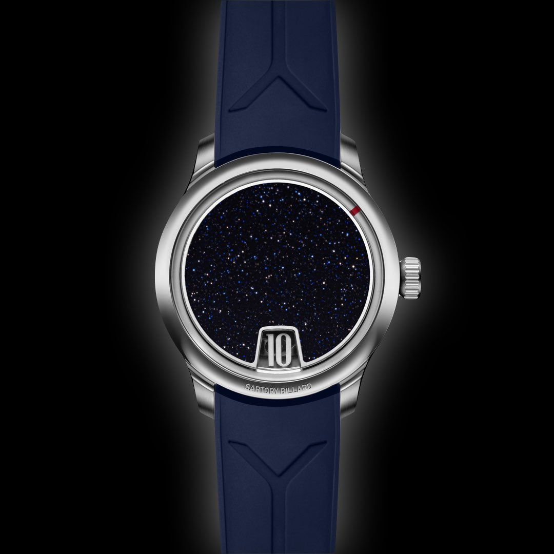 Sartory-Billard SB10 Jumping Hour – Blue Aventurine (Pre-order
