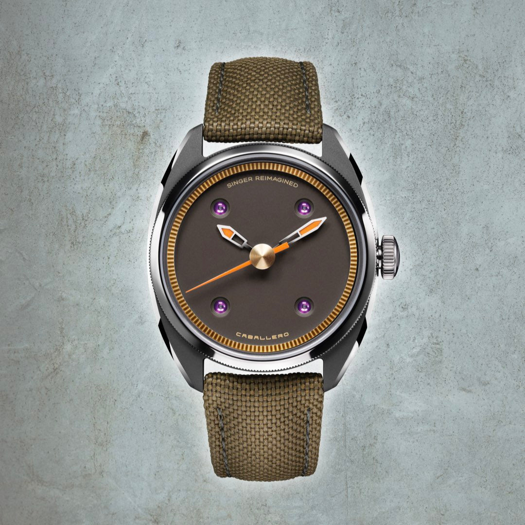 限定盤TheHigherIntelligenceAgencyColourform Singer Reimagined Caballero Titanium Cocoa Brown SR702-5 (Pre