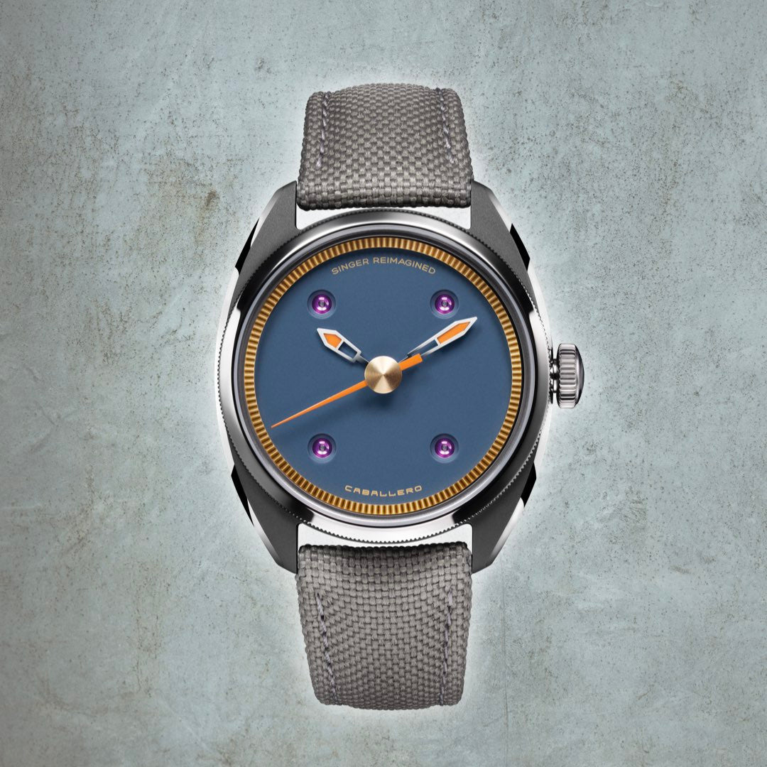 Singer Reimagined Caballero Titanium Avio Blue SR702-3 (Pre-order