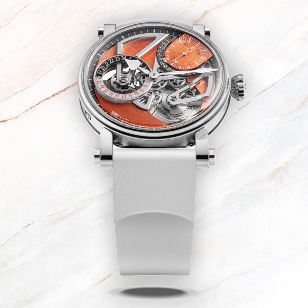 Speake-Marin Dual Time Terracotta 38mm (Special Order)