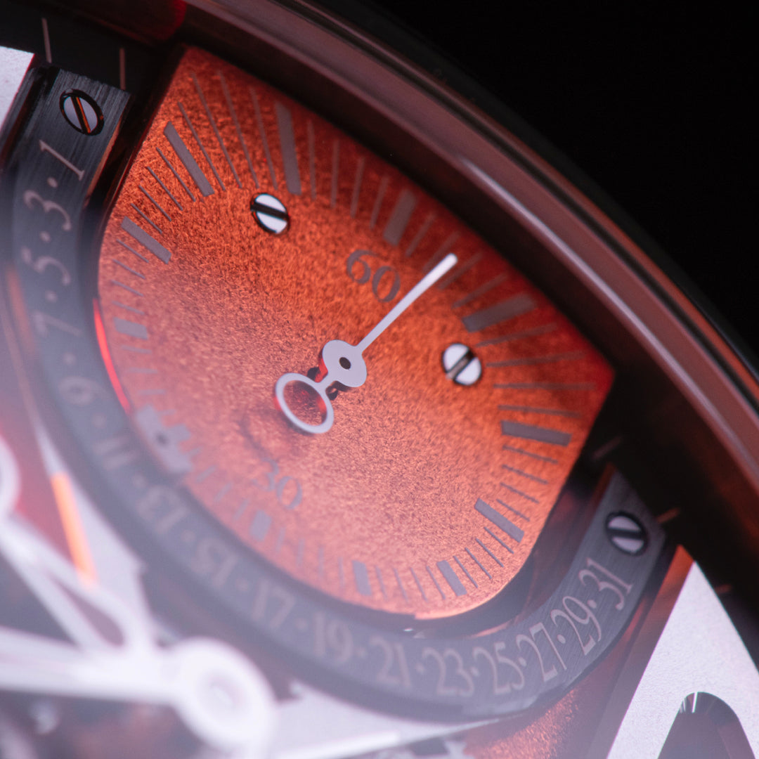 Speake-Marin Dual Time Terracotta 38mm (Special Order)