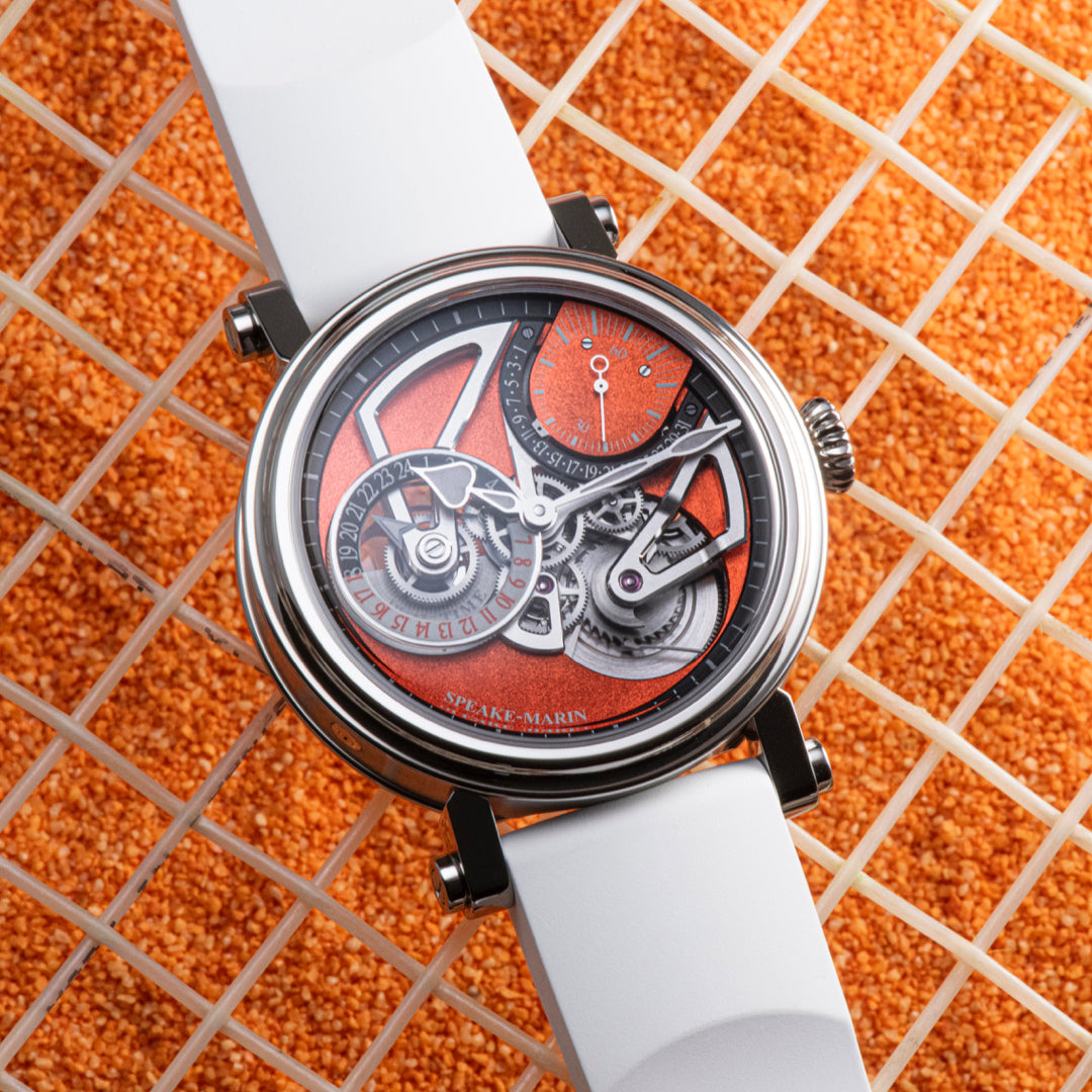 Speake-Marin Dual Time Terracotta 38mm (Special Order)