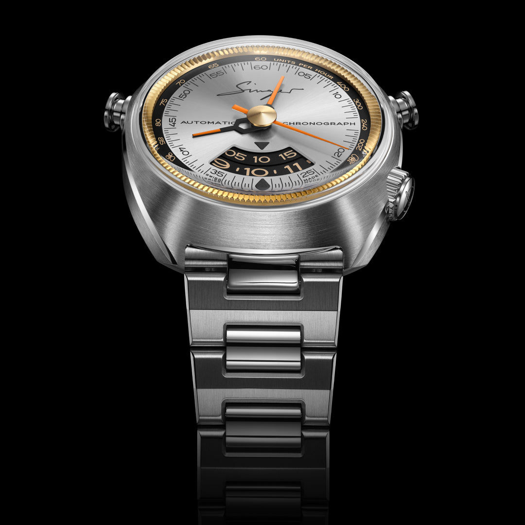 Singer Reimagined 1969 Chronograph Sunray Grey SR201-S