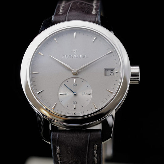 Zeitwinkel 188º Rhodium 39mm (Pre-Order - Built to Order)