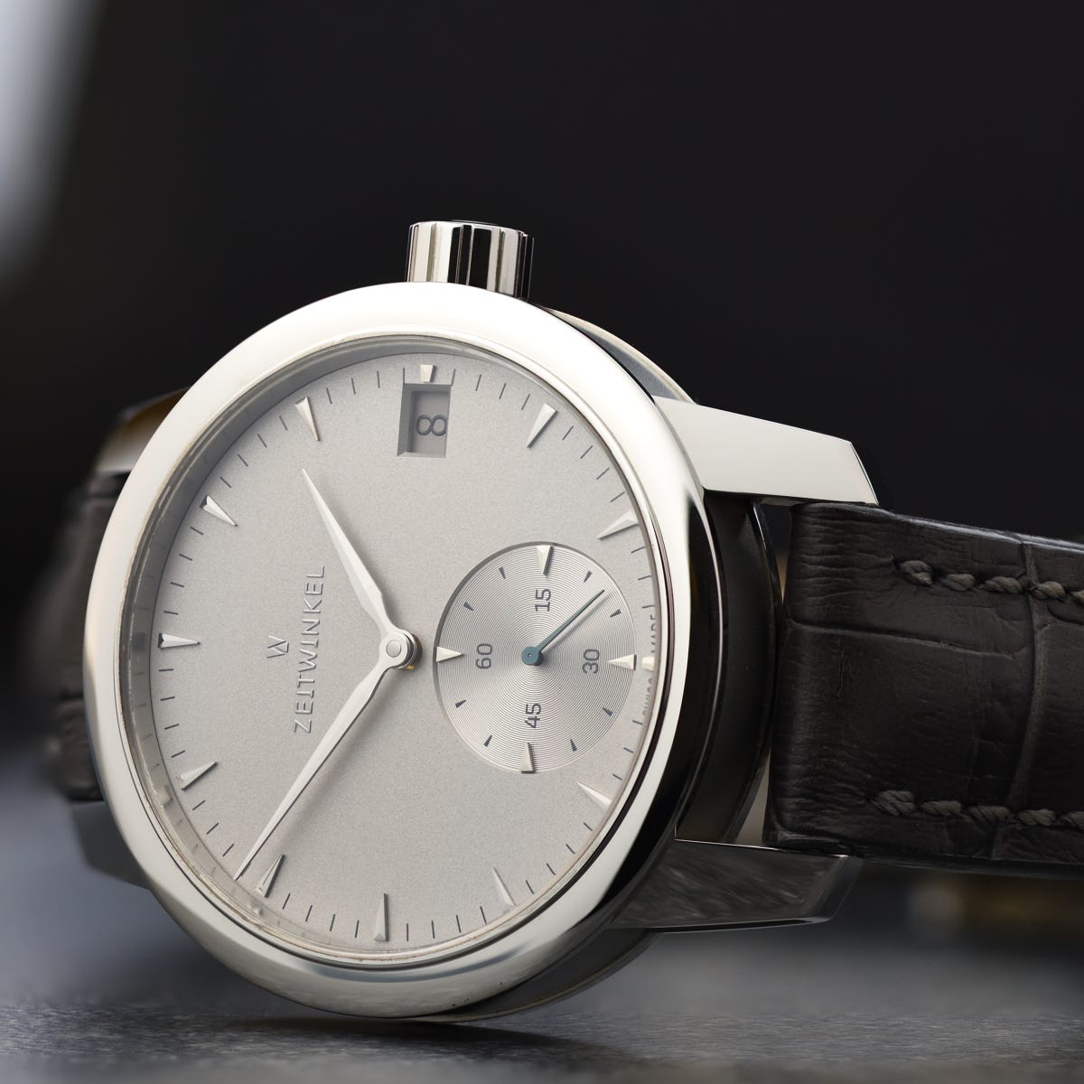 Zeitwinkel 188º Rhodium 39mm (Pre-Order - Built to Order)