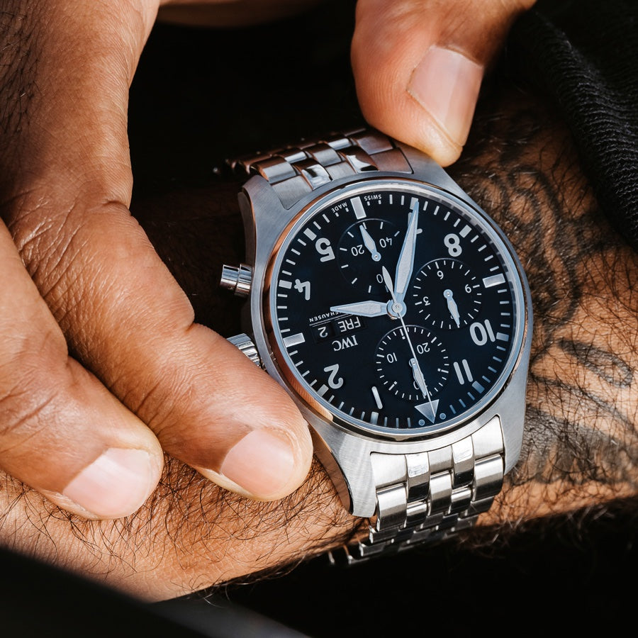 IWC Pilot’s Chronograph C.03 with EasX-CHANGE® Bracelet and Strap (Pre-owned) - 27/125