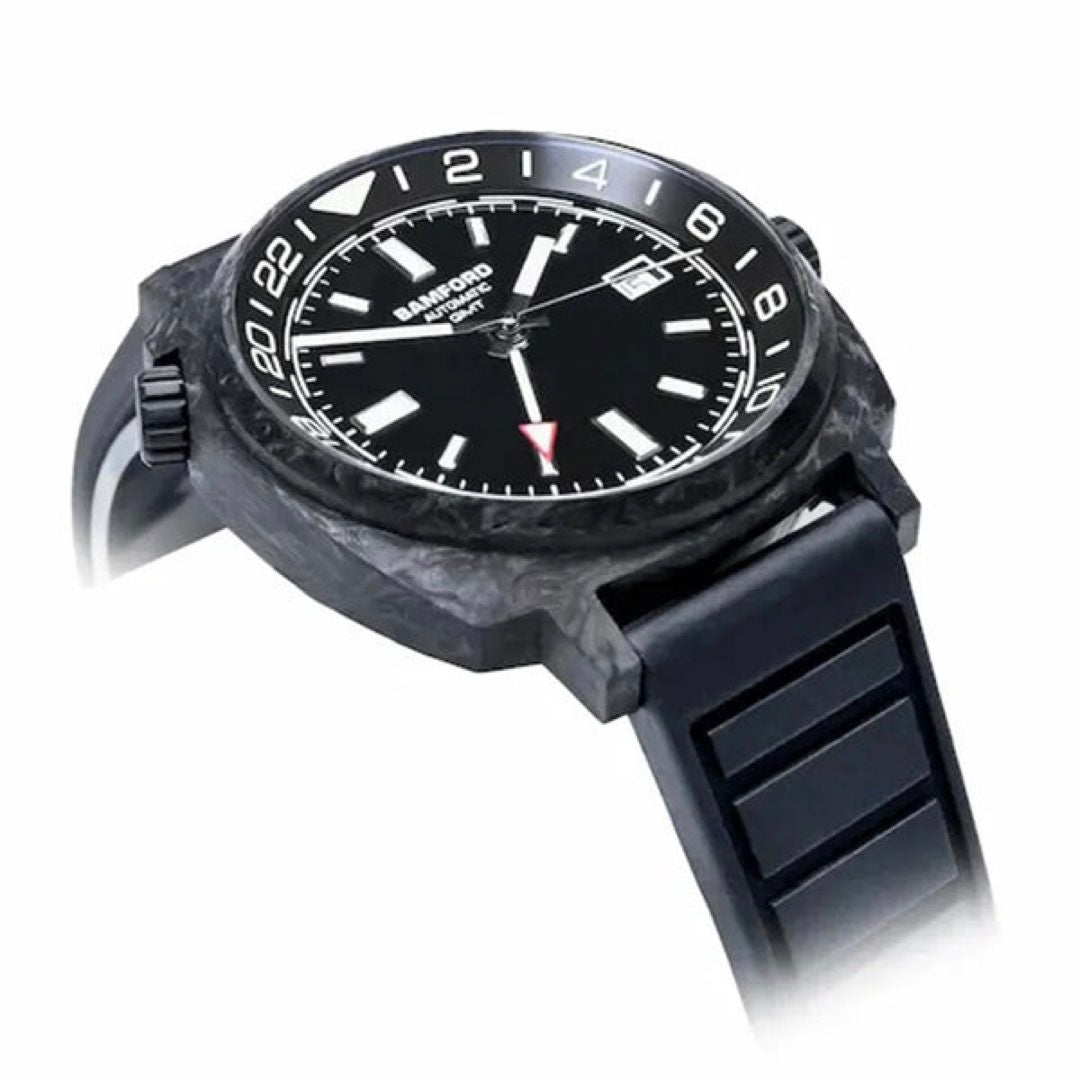 Bamford London GMT Forged Carbon Black with White Accents (In-stock - Ships Now)