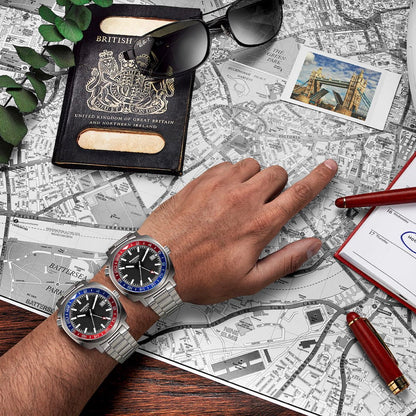Bamford London GMT Steel Heritage (In-stock - Ships Now)