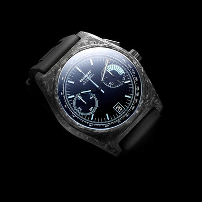 Bamford London B347 Carbon Bamford Aqua Blue (In-stock - Ships Now)