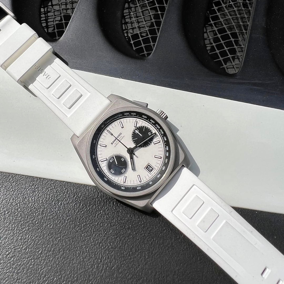 Bamford London B347 Titanium Bianco Nero (In-stock - Ships Now)
