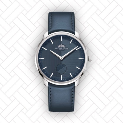 Carl Suchy & Söhne Waltz N°1 – Stainless Steel Case Blue Dial (Built to Order)