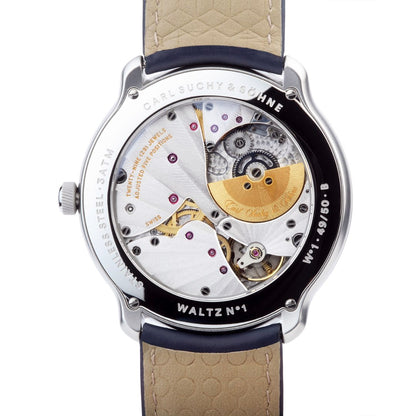 Carl Suchy & Söhne Waltz N°1 – Stainless Steel Case Blue Dial (Built to Order)