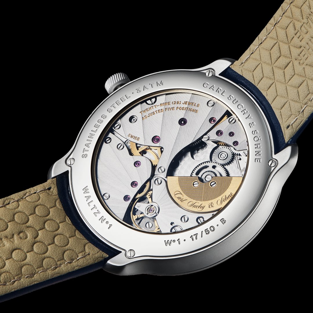 Carl Suchy & Söhne Waltz N°1 – Stainless Steel Case Blue Dial (Built to Order)
