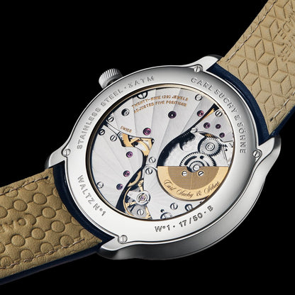 Carl Suchy & Söhne Waltz N°1 – Stainless Steel Case Blue Dial (Built to Order)