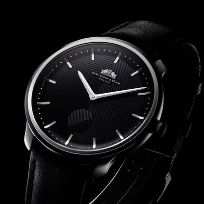 Carl Suchy & Söhne Waltz N°1 – Stainless Steel Case Black Dial (Built to Order)