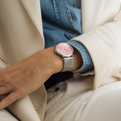 Czapek Promenade Plissé Rose 38mm (Pre-order)