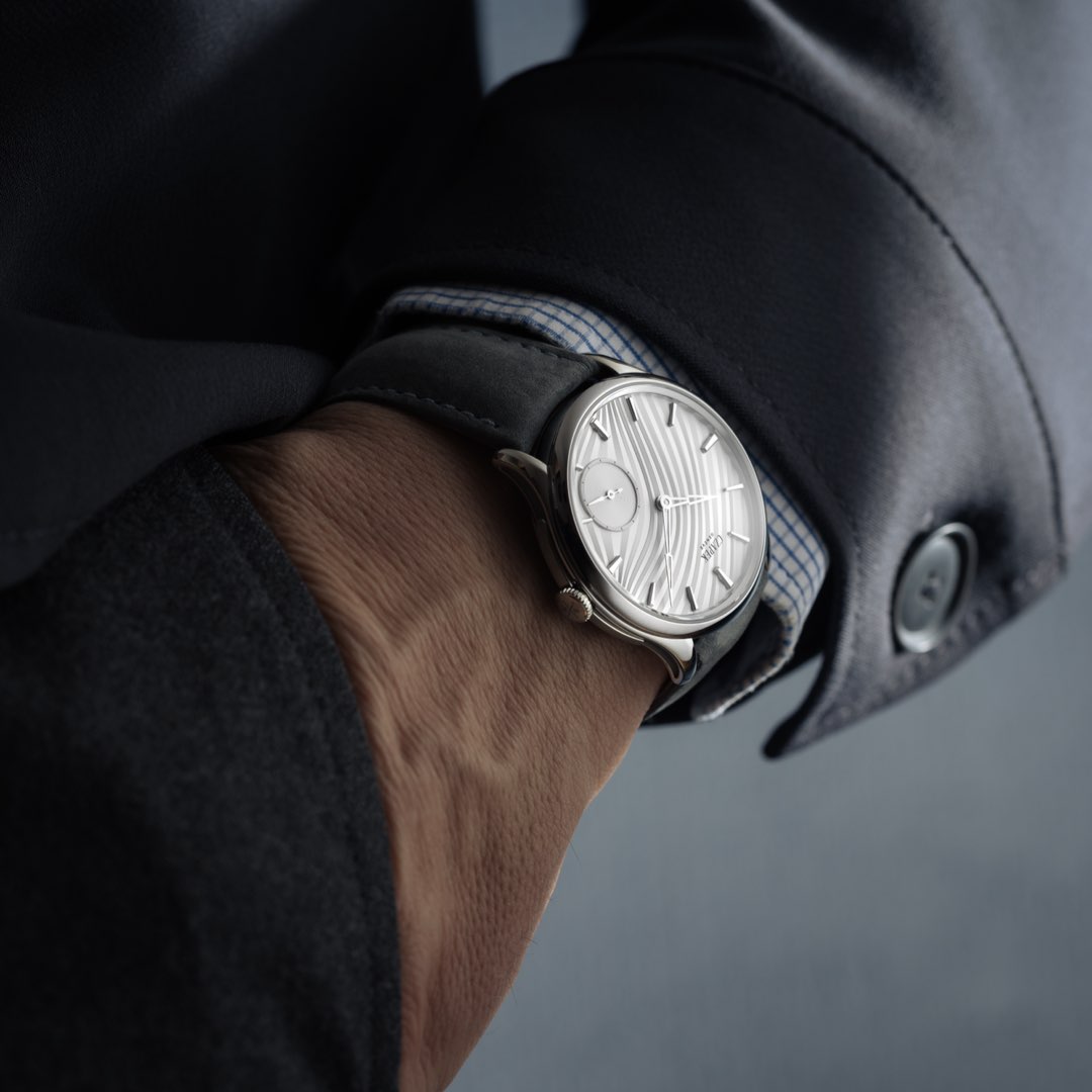 Czapek Promenade Plissé Pearl White 38mm (Pre-order)