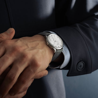 Czapek Promenade Plissé Pearl White 38mm (Pre-order)