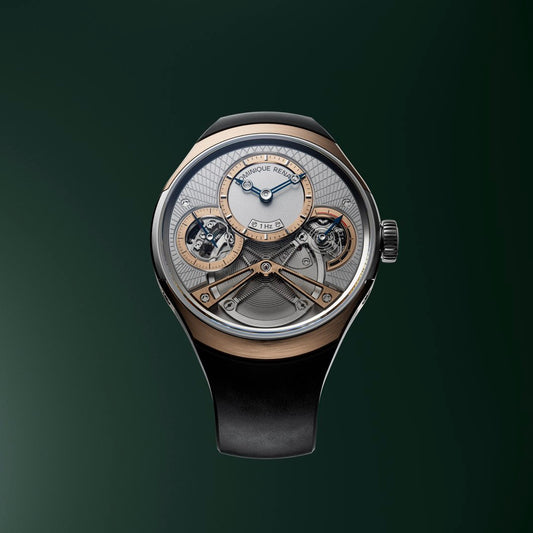 Dominique Renaud Pulse60 Grade 5 Titanium & Pink Gold – Guilloché (Limited Availability)