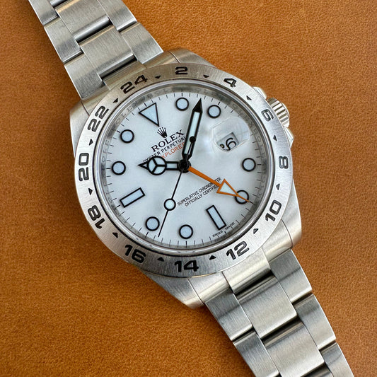 Rolex Explorer II 216570 White Polar Dial (Pre-owned)