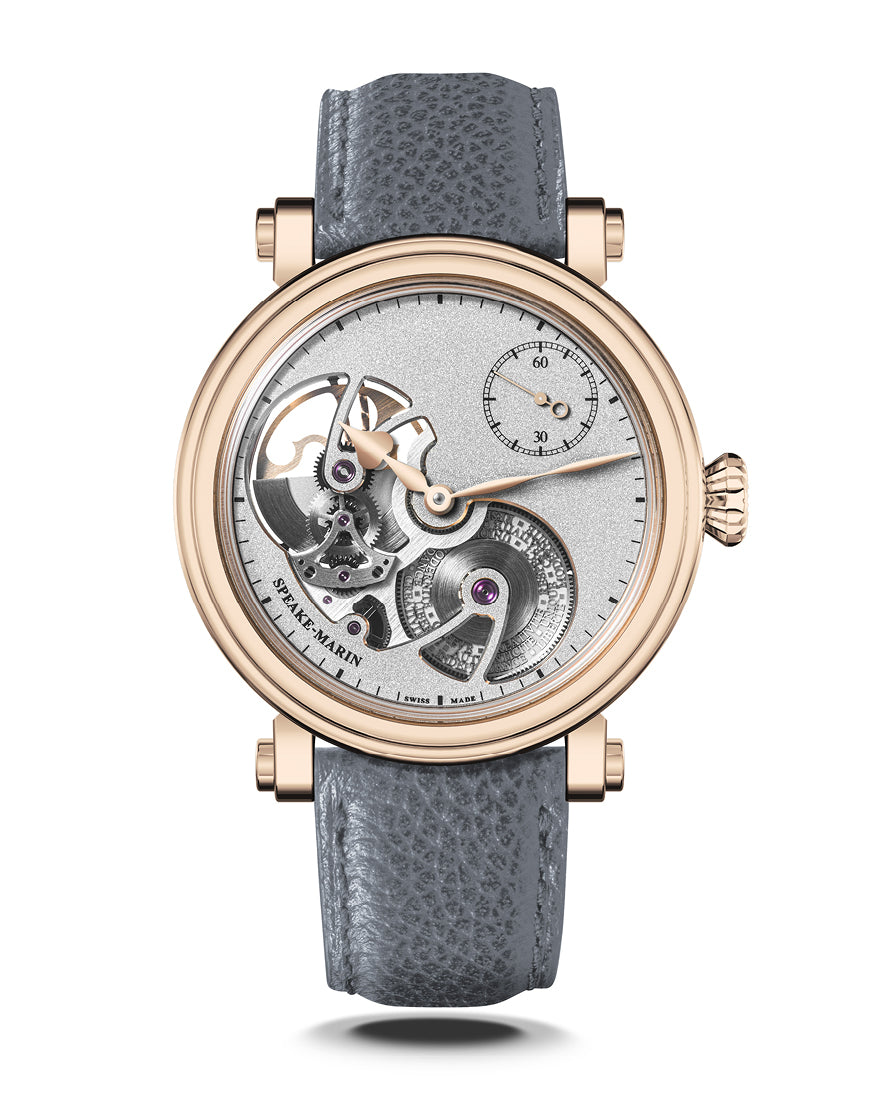 Speake-Marin Openworked Sandblasted Red Gold 38mm (Special Order)