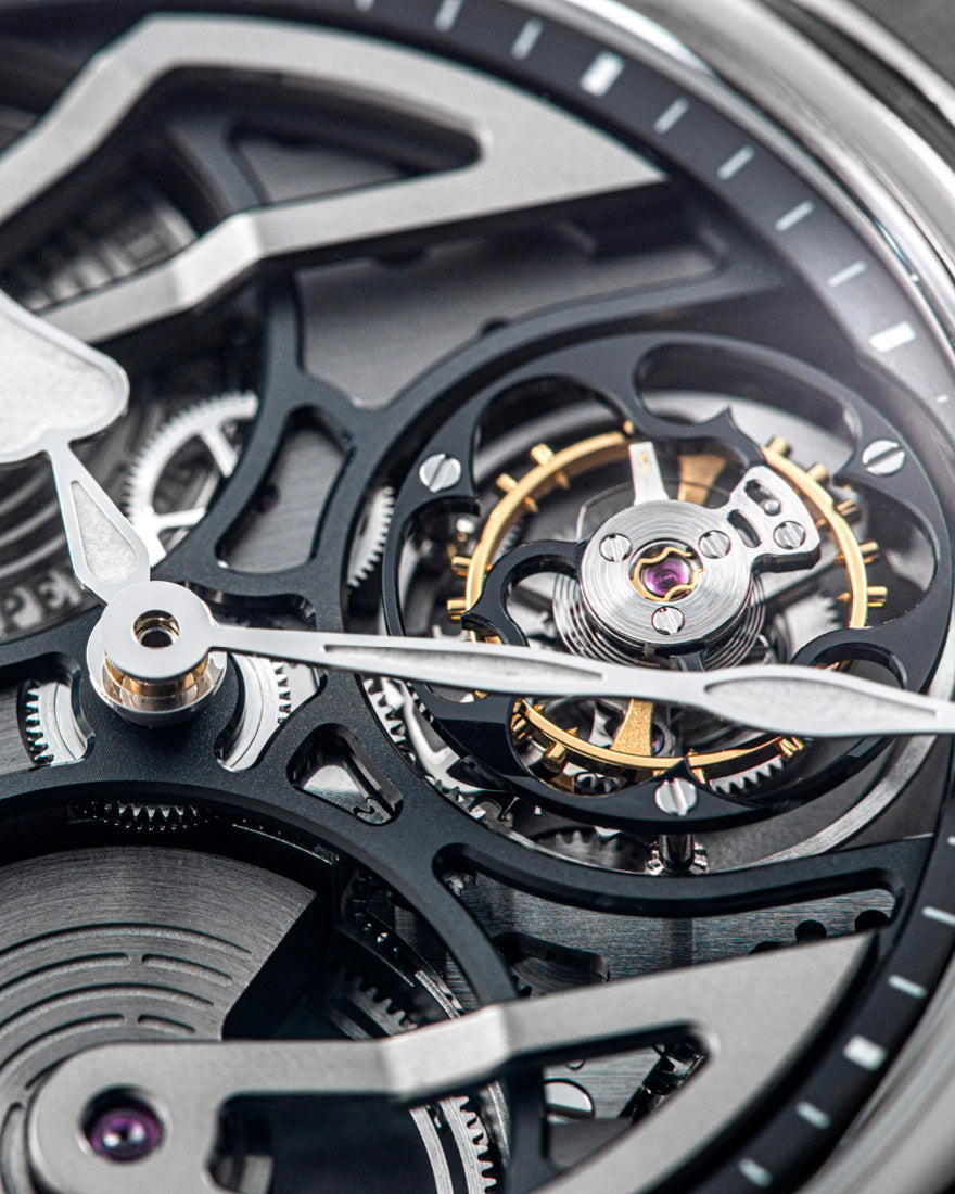 Speake-Marin Openworked Tourbillon Titanium 42mm (In-stock - Ships Now)