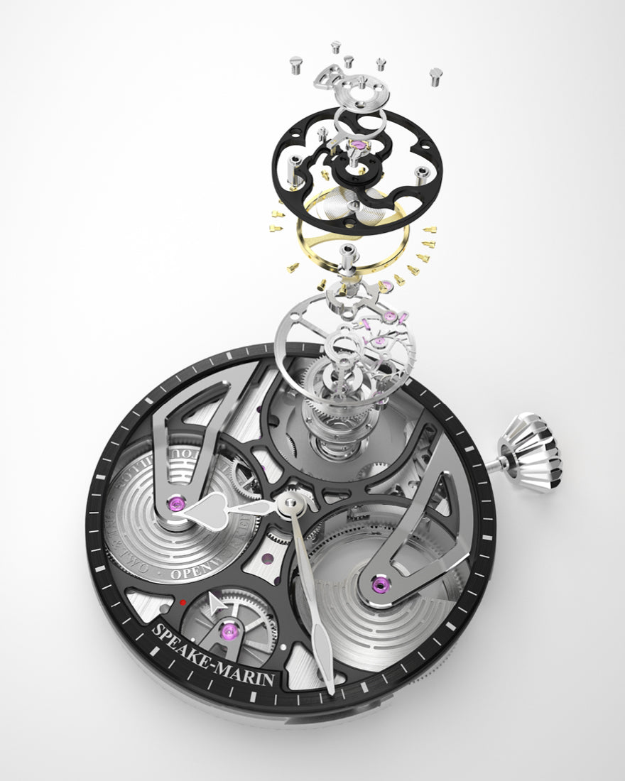 Speake-Marin Openworked Tourbillon Titanium 42mm (In-stock - Ships Now)