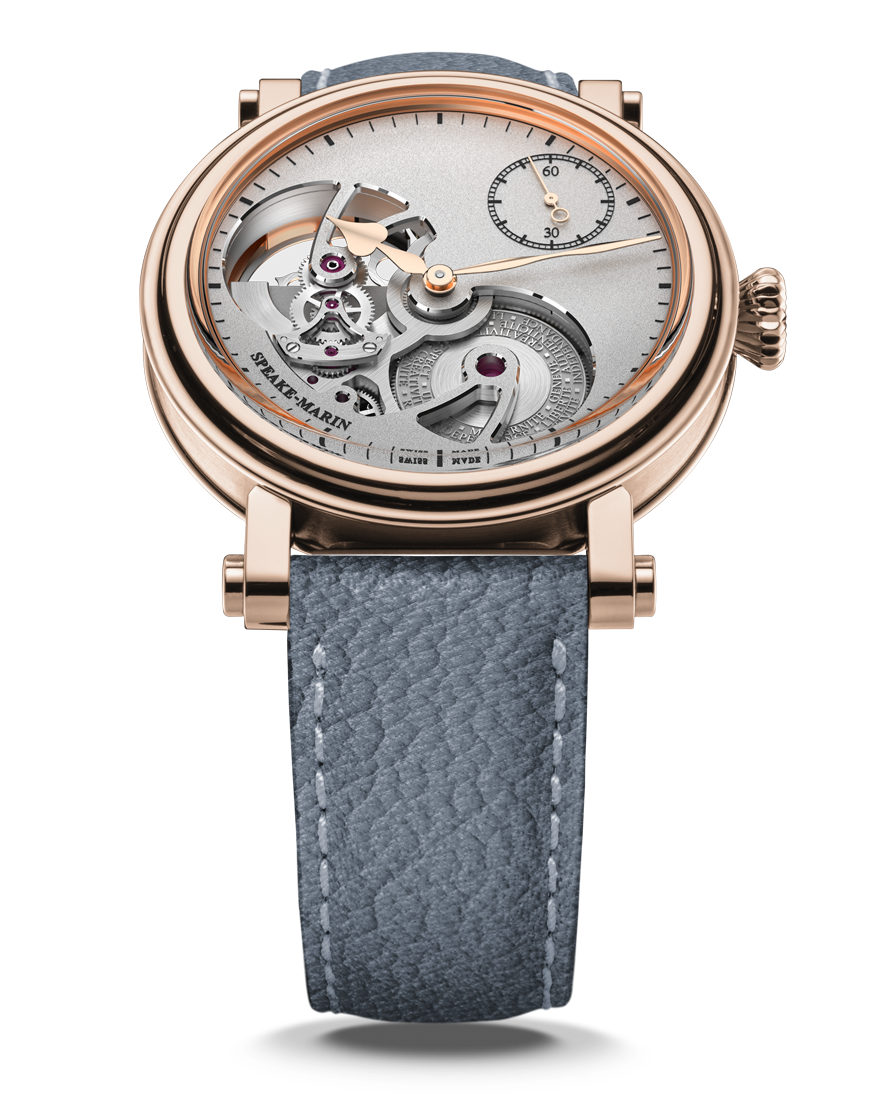 Speake-Marin Openworked Sandblasted Red Gold 38mm (Special Order)